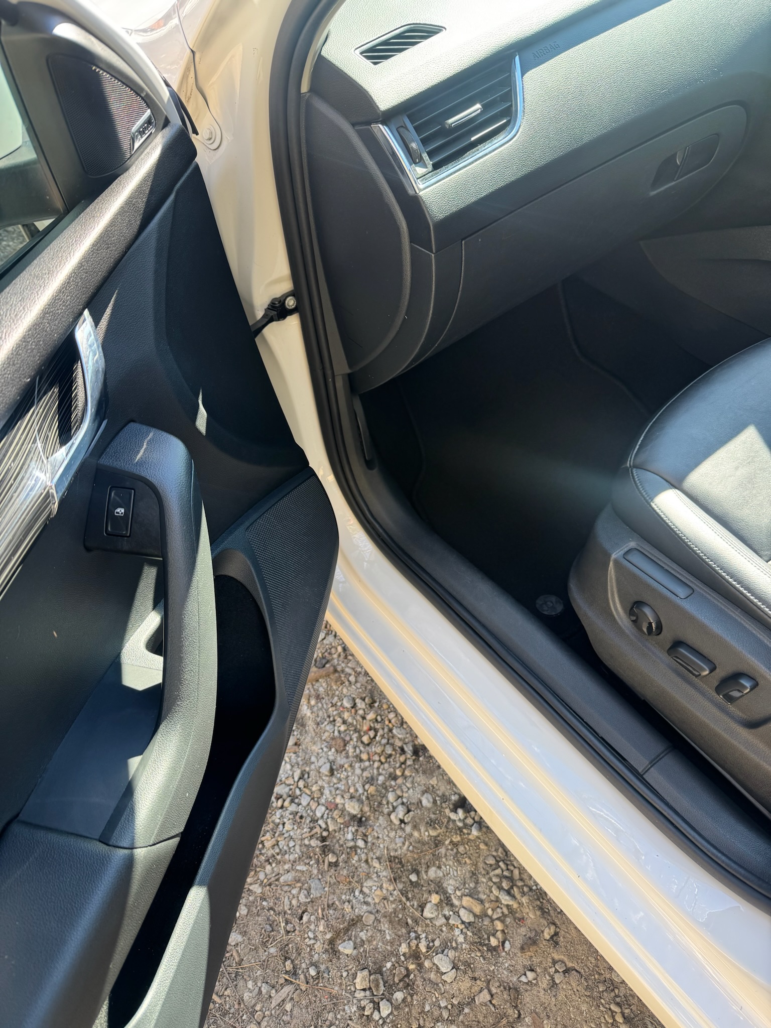 After: clean interior door sill